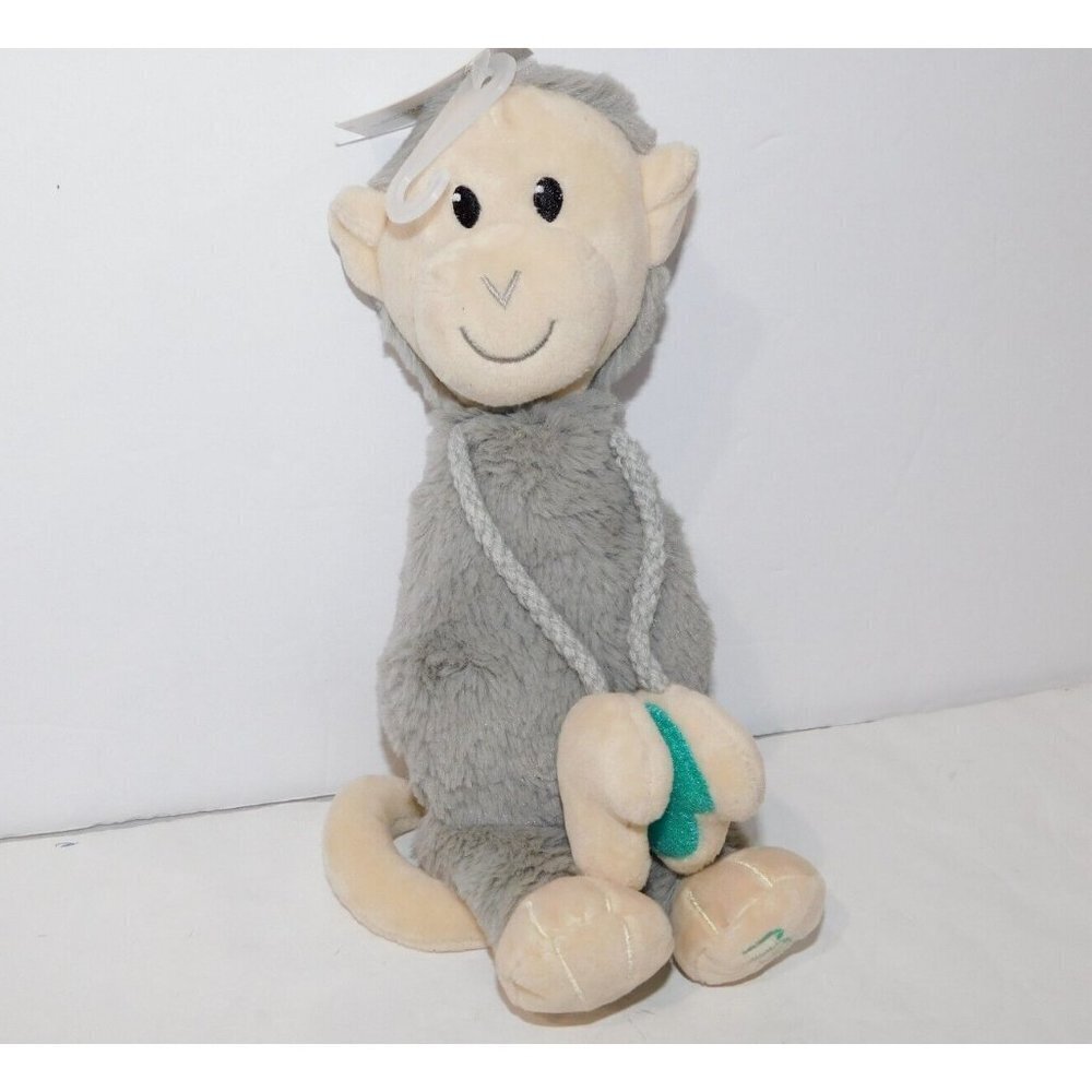 Matchstick Monkey 11" Medium Plush Stuffed Gray Baby Infant Lovey NWOT